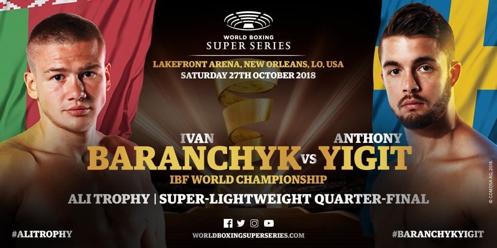 Baranchyk vs Yigit - October 27 - New Orleans @ New Orleans | New Orleans | Louisiana | United States