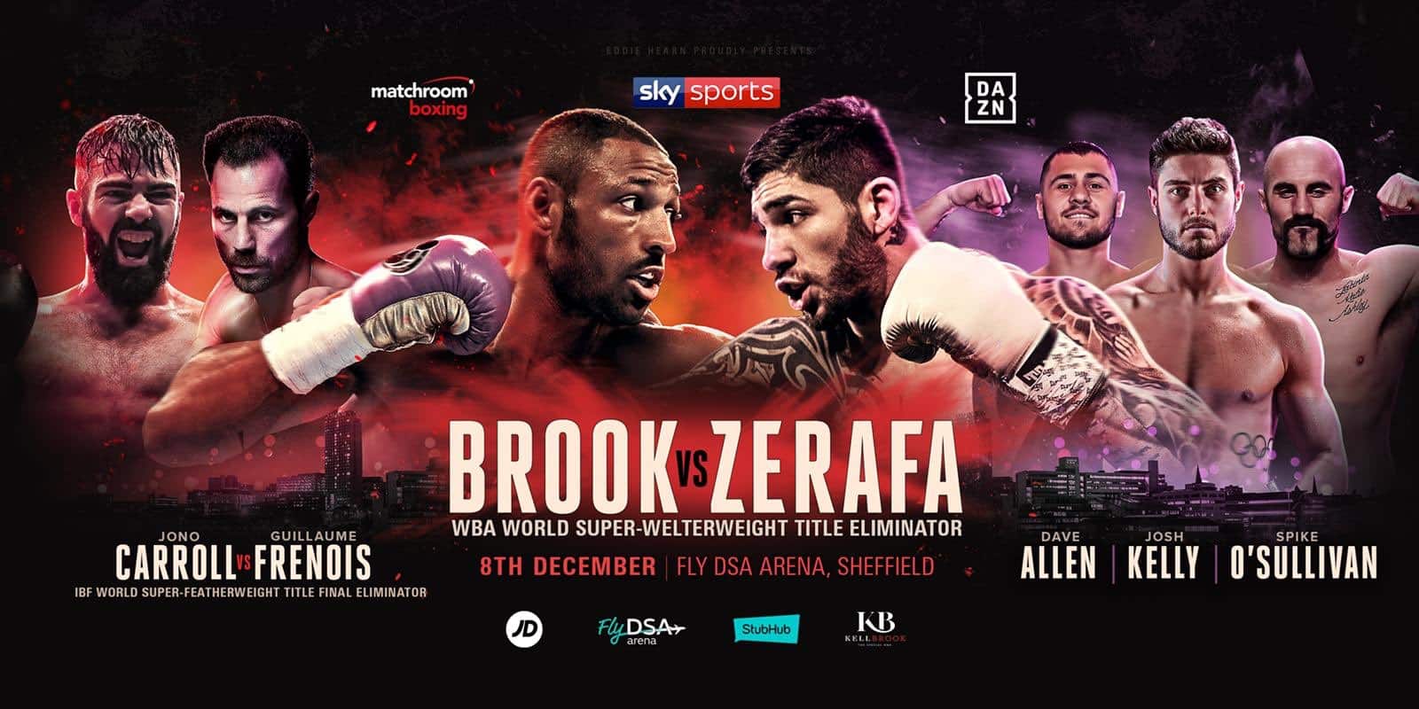 Brook vs Zerafa - December 8 - Sheffield @ Sheffield | Sheffield | England | United Kingdom