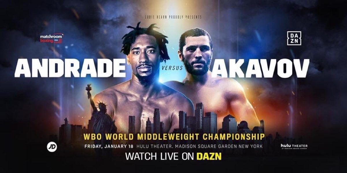 Andrade vs. Akavov - January 18 - MSG, New York @ MSG, New York | New York | New York | United States