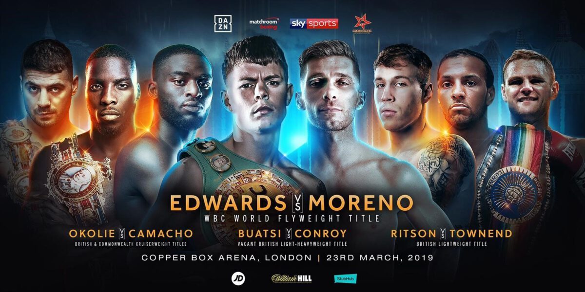 Edwards vs Moreno - March 23 - London @ Copper Box Arena | United Kingdom