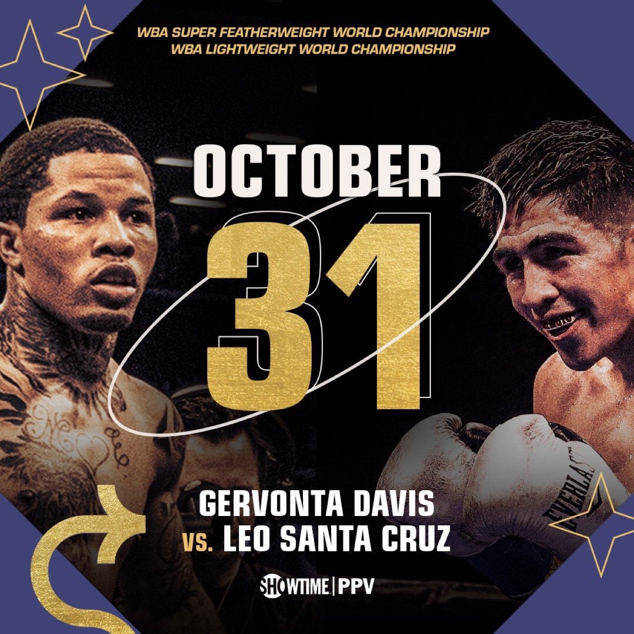 Davis vs Santa Cruz - Showtime PPV - October 31 @ Resort Mohegan Sun, Uncasville, CT | Montville | Connecticut | United States
