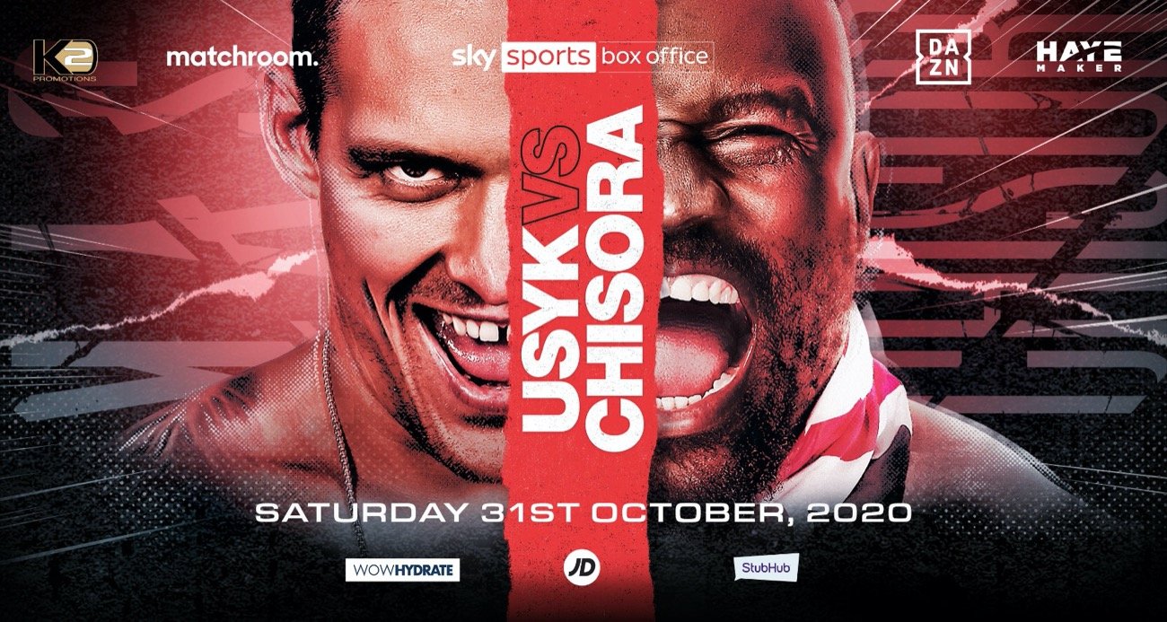 Usyk vs Chisora - DAZN, Sky - October 31 @ London, UK | London | England | United Kingdom