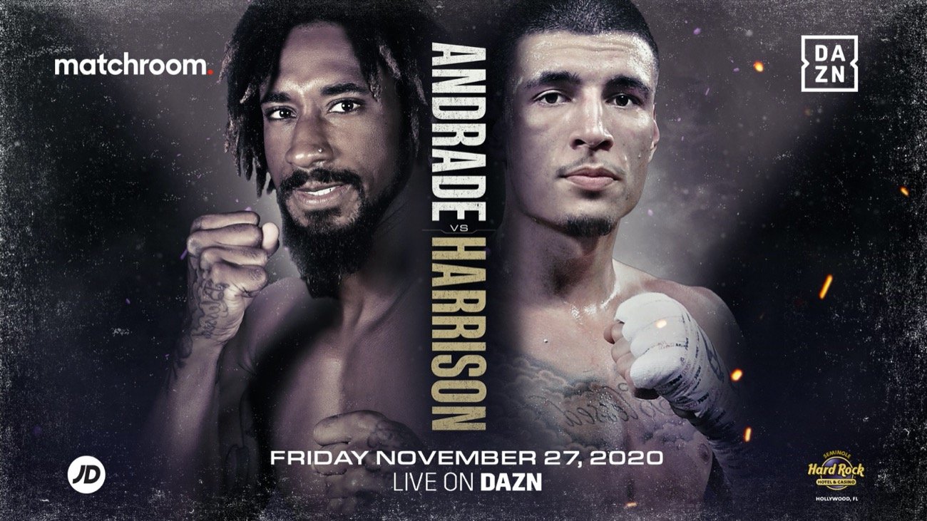 Andrade vs Harrison - DAZN - November 27 @ Seminole Hard Rock Hotel & Casino in Hollywood, Florida | Hollywood | Florida | United States